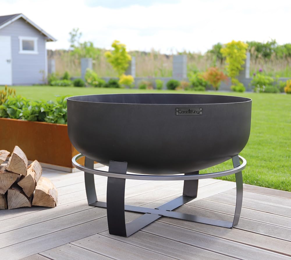 cookking-fire-bowls-feuerschale-viking-xxl-80-cm-schwarz-stahl image 2