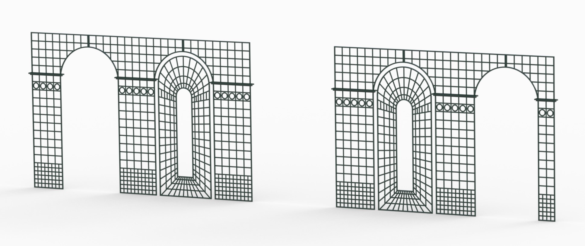 classic-garden-elements-montacute-double-spalier-metall image 4
