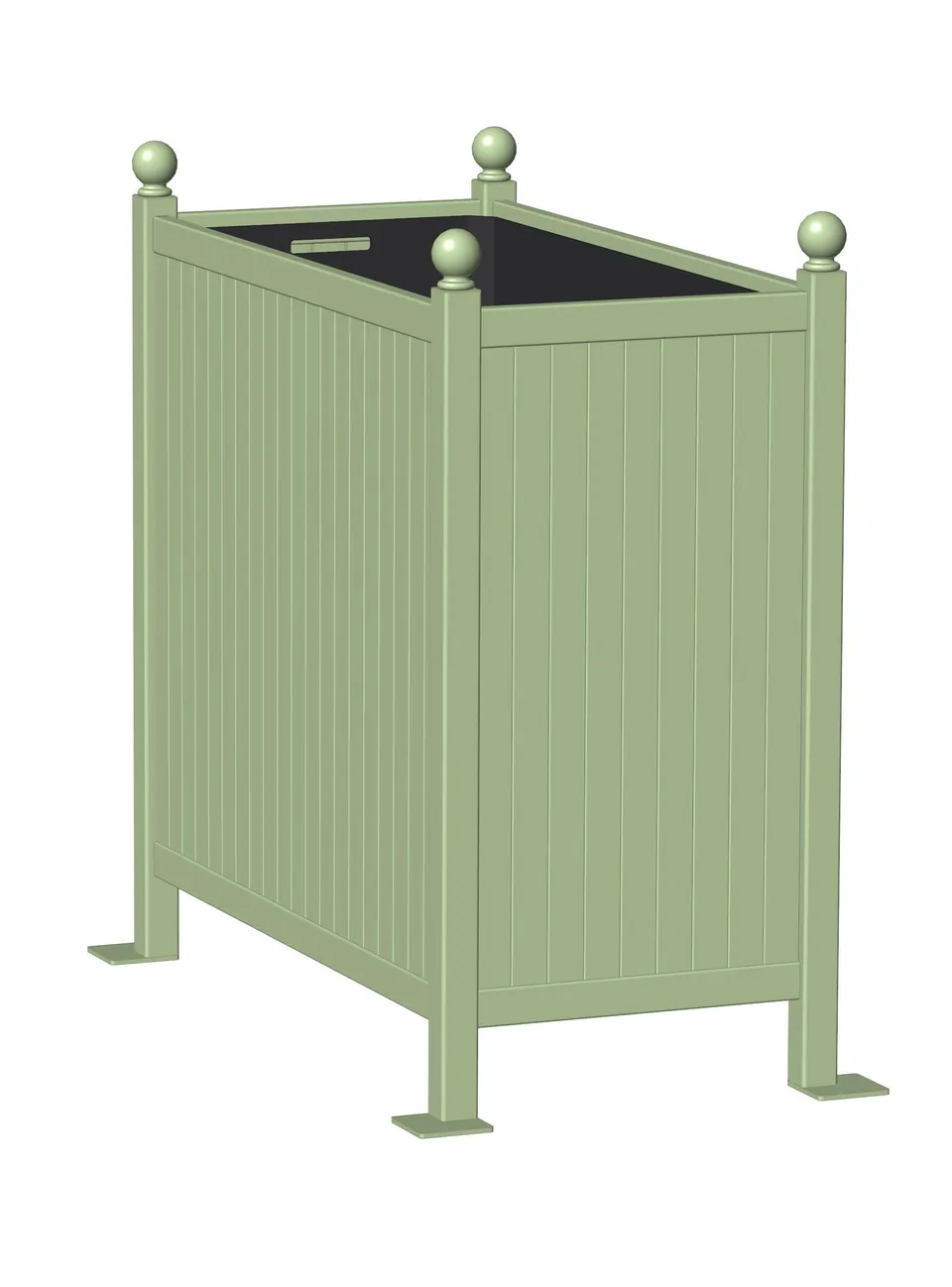 classic-garden-elements-raumteiler-pflanzk-bel-stahl-88-cm image 1