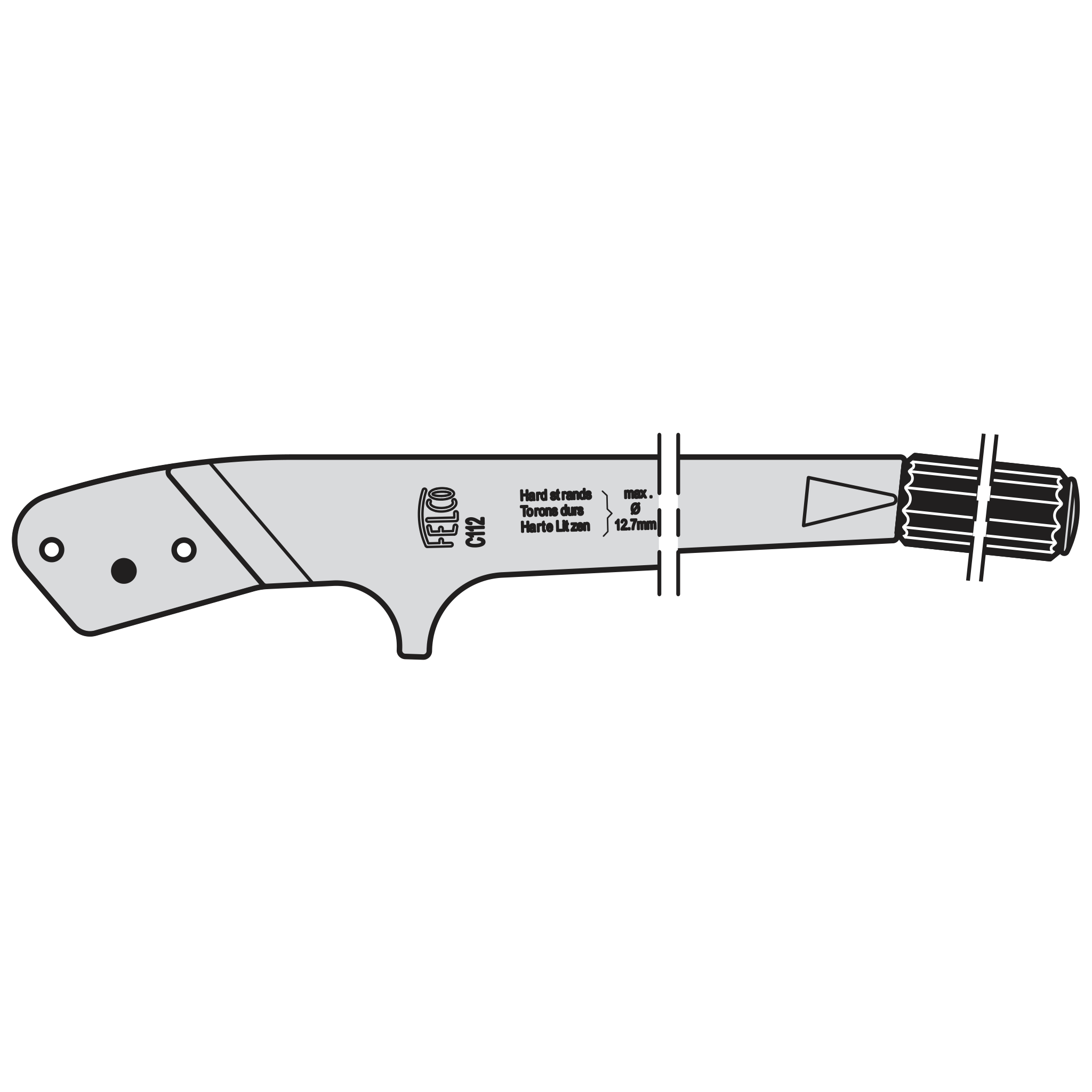 felco-c112-2-griff-ersatzgriff-mit-manschette-stift image 1