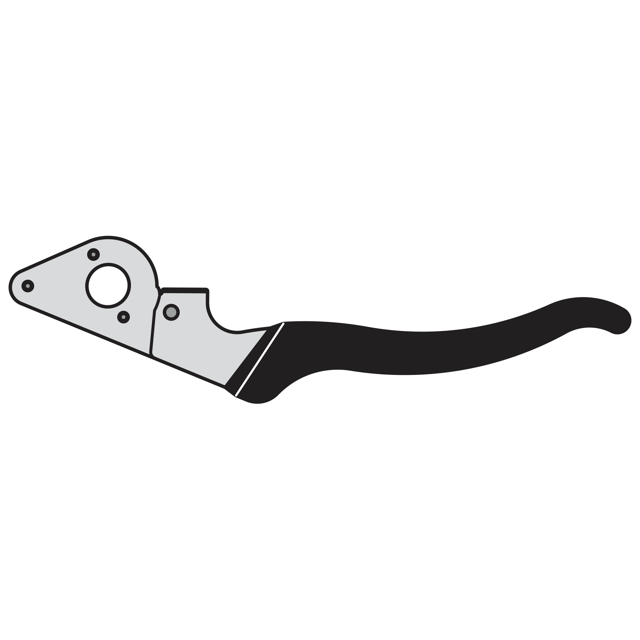 felco-8-8-1-griffsatz-ohne-klinge-ersatzteil image 1
