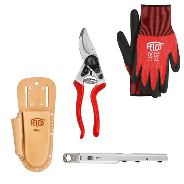 felco-essential-pack-l-gartenscheren-set-mit-handschuhen image 1