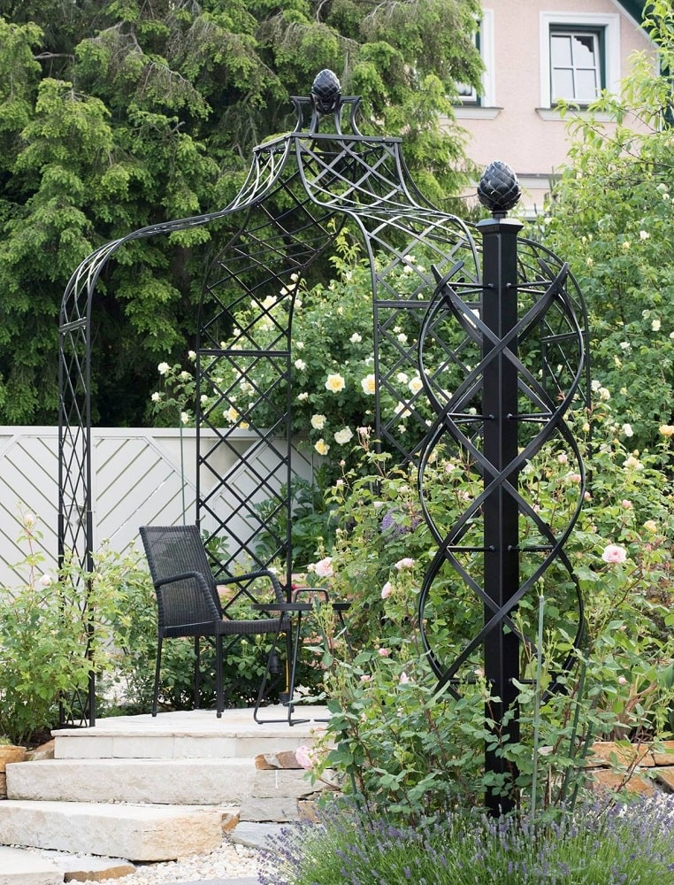 classic-garden-elements-kiftsgate-rosenpavillon-metall-rund-250-cm image 7