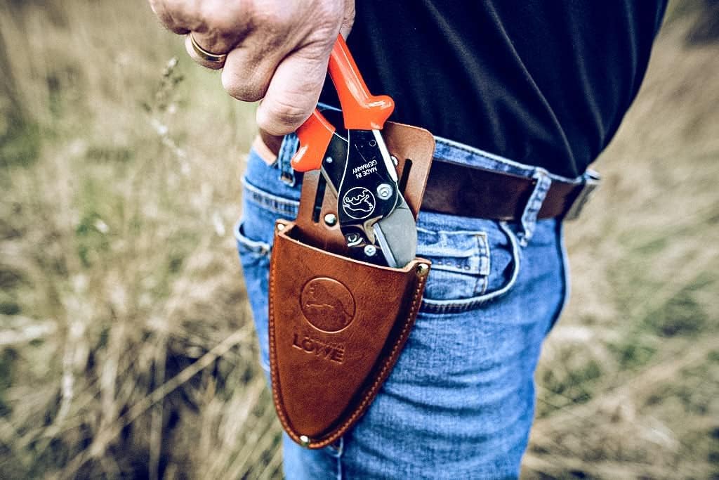original-l-we-1-leder-holster-9809-braun-f-r-gartenschere image 5
