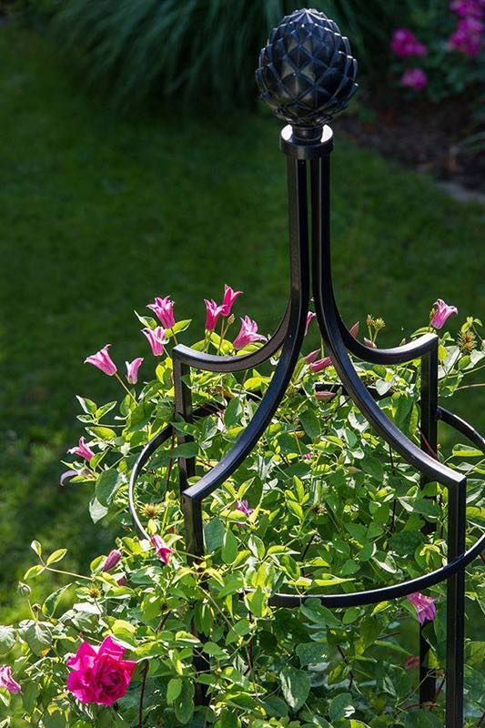 classic-garden-elements-rankobelisk-i-rankobelisk-metall-schwarz-230-cm image 5