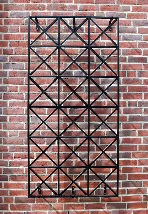 classic-garden-elements-ravenna-metallspalier-wand-100x200-schwarz image 1
