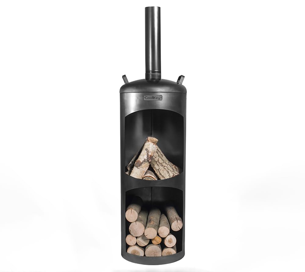 cookking-faro-terrassenofen-gartenofen-stahl-schwarz-158-cm image 2