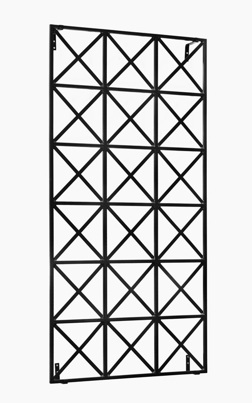 classic-garden-elements-ravenna-metallspalier-wand-100x200-schwarz image 2