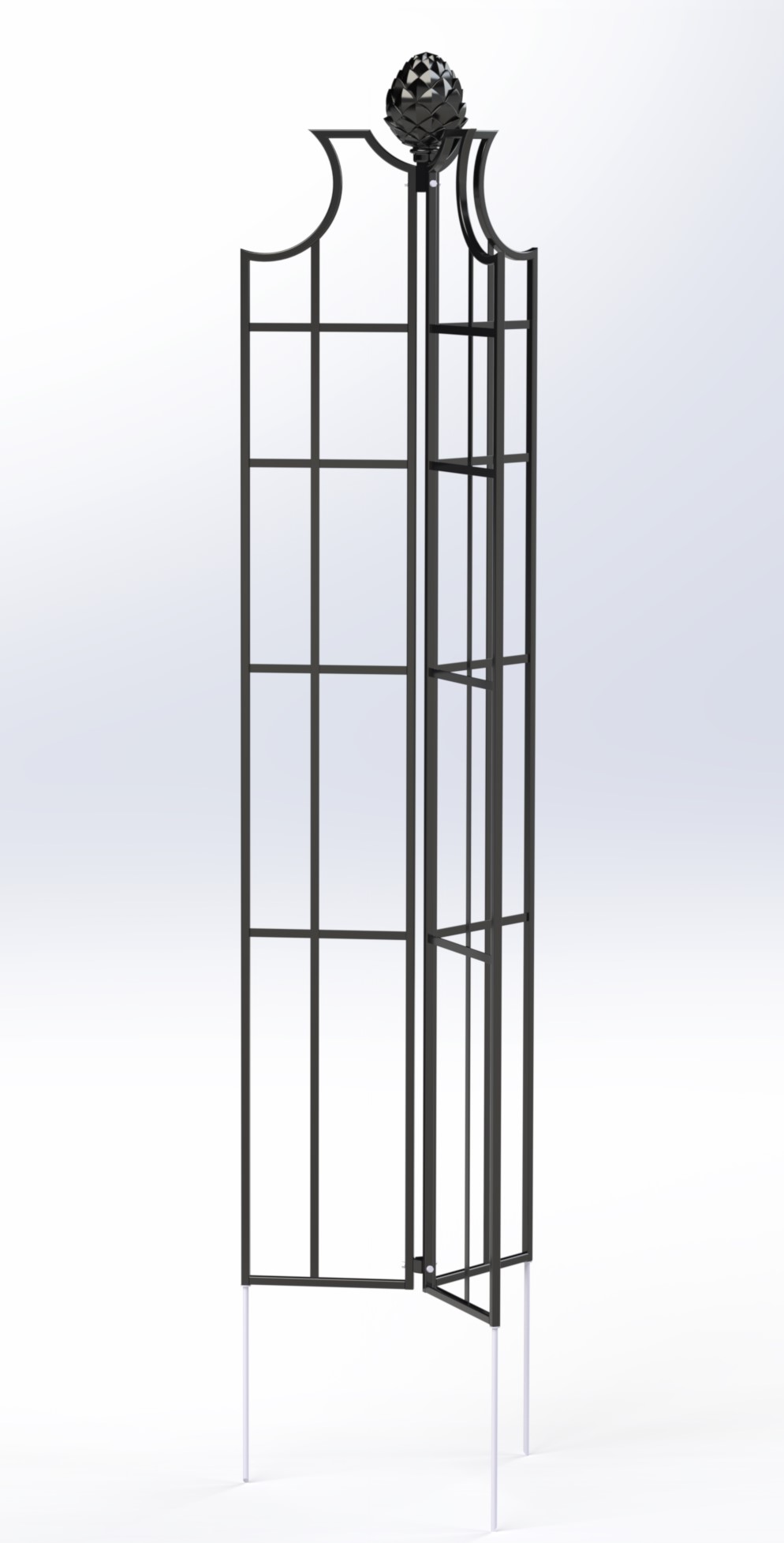 classic-garden-elements-rosenobelisk-ii-rankhilfe-210-cm image 2