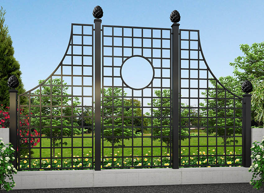 classic-garden-elements-lamport-grand-kunstschmiede-zaun-set-schwarz image 2