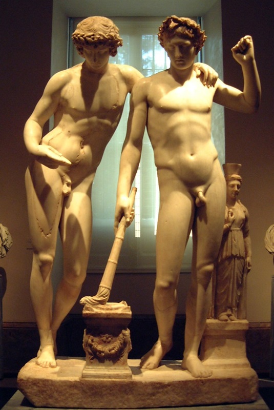 classic-garden-elements-kastor-pollux-ildefonso-statue-bronze-garten image 1