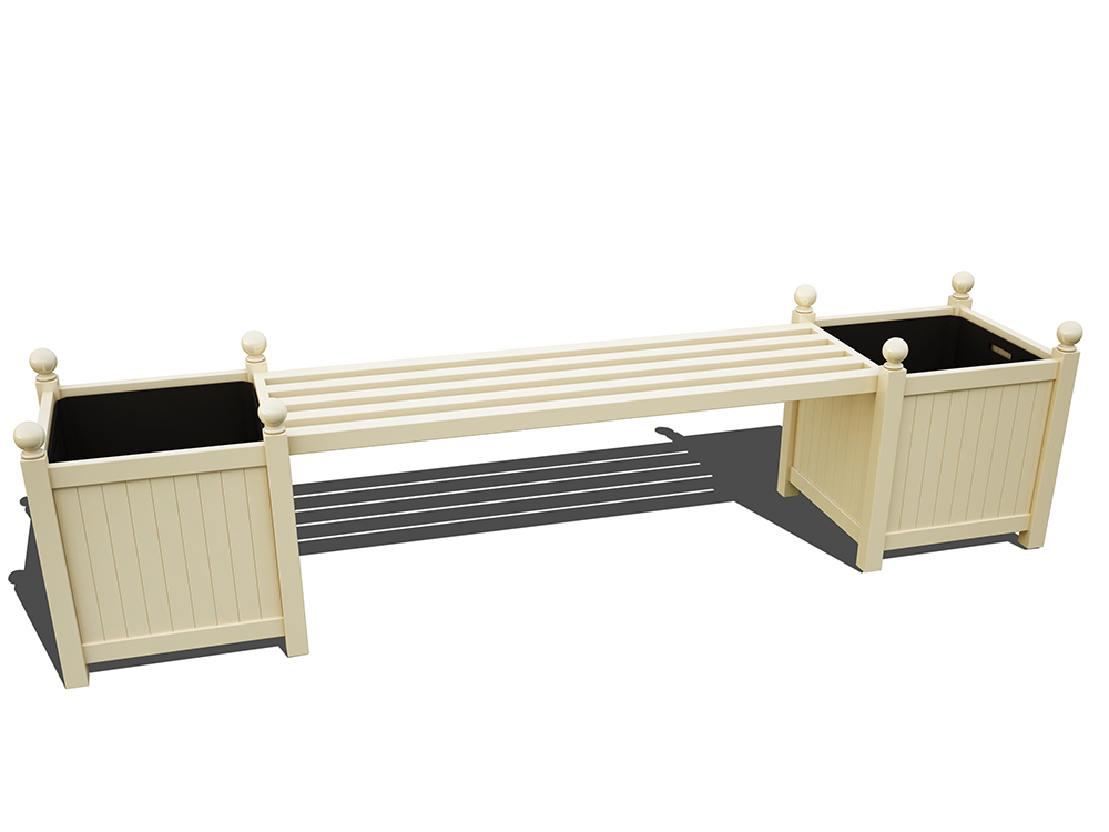 classic-garden-elements-versailler-bank-mit-zwei-pflanzk-beln image 7