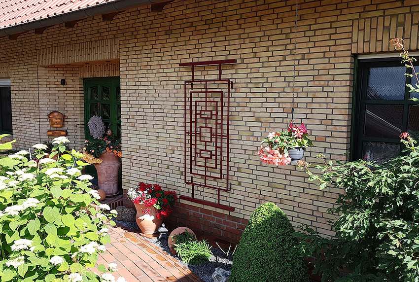 classic-garden-elements-hongkong-rankgitter-wandspalier-rot-metall image 3