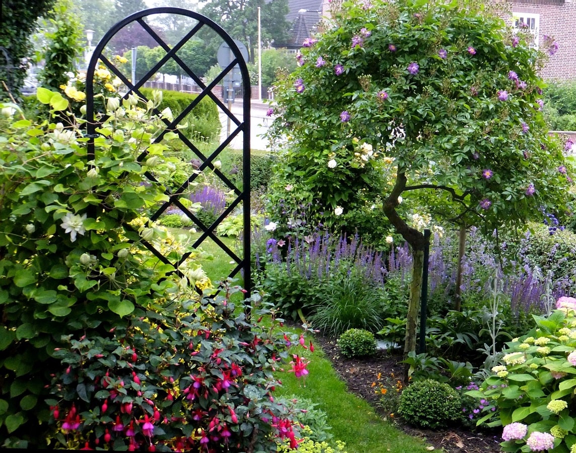 classic-garden-elements-beekman-rankhilfe-freistehend-schwarz-198-cm image 6