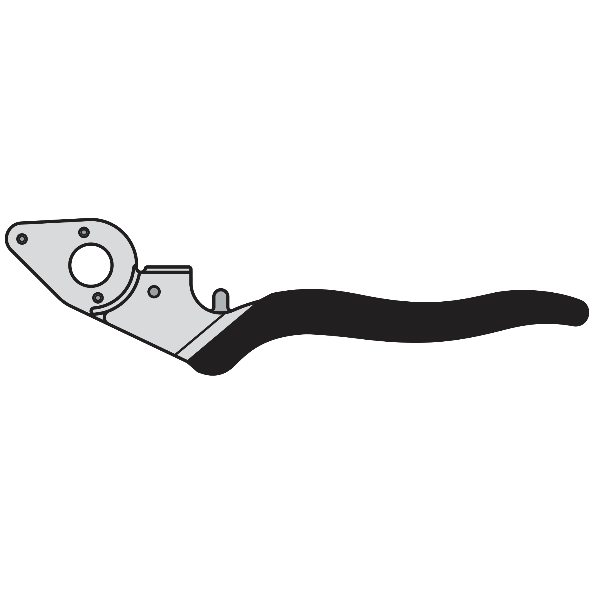 felco-6-6-1-griffeinheit-ohne-klinge-ersatzteil-schere image 1