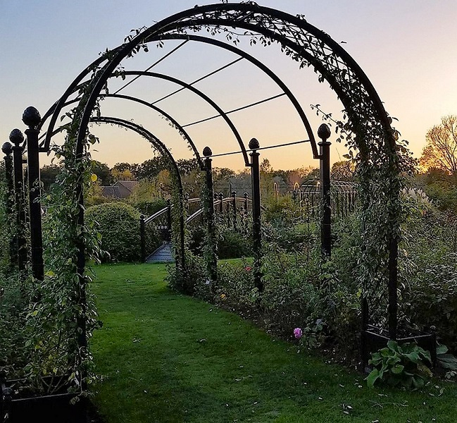 classic-garden-elements-attleborough-bogenbr-cke-stahl-schwarz image 5