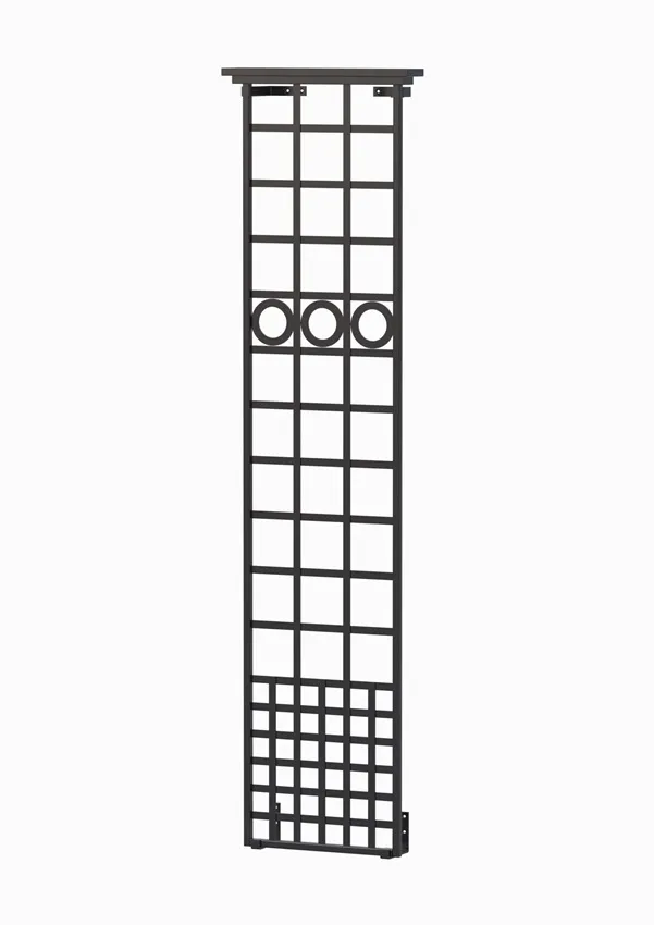 classic-garden-elements-burghley-wandspalier-metall-schwarz-44x201-cm image 1