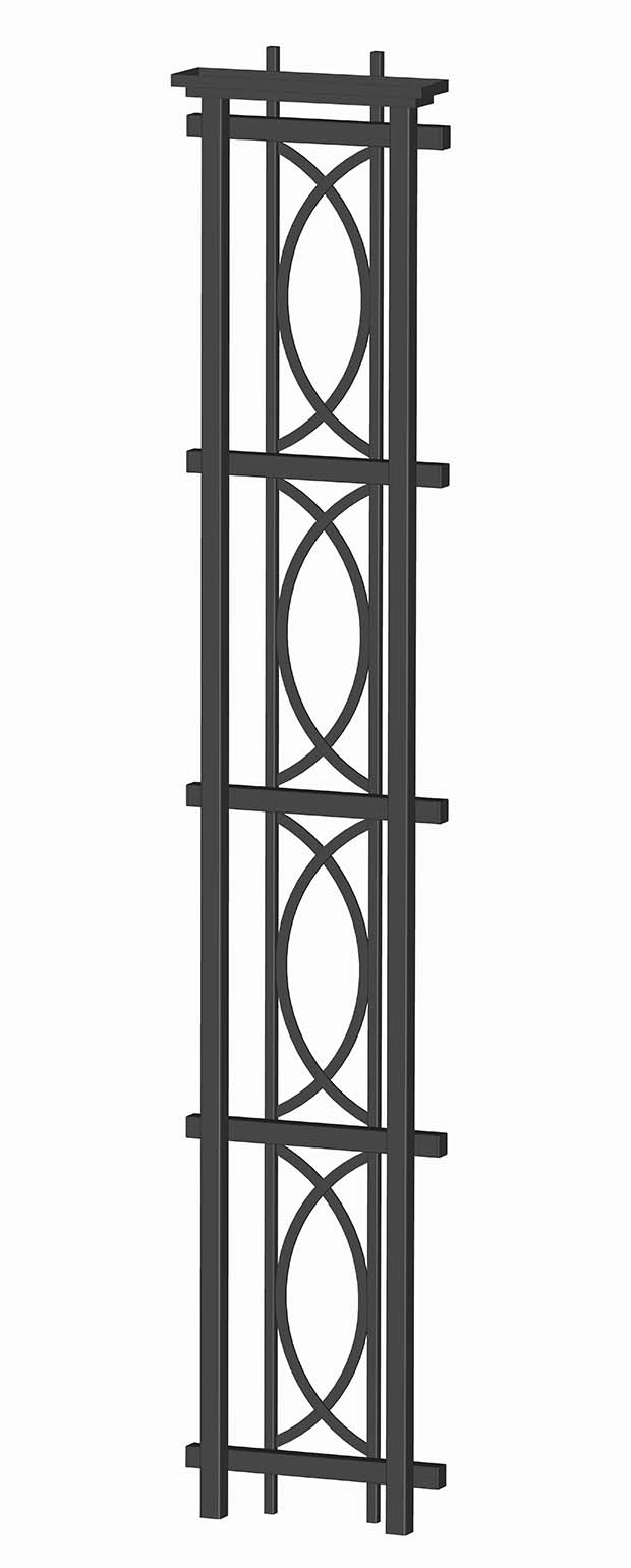 classic-garden-elements-boston-rankhilfe-metall-264-cm-schwarz image 4