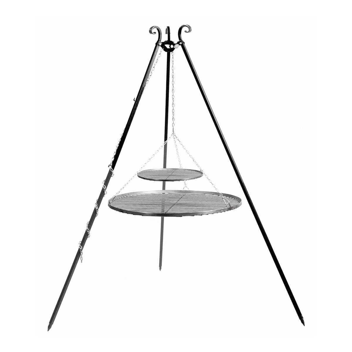 cookking-schwenkgrill-180cm-rohstahl-doppelgrillrost-70-40cm image 1