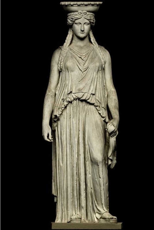 classic-garden-elements-karyatide-erechtheion-statue-bronze-235cm image 1