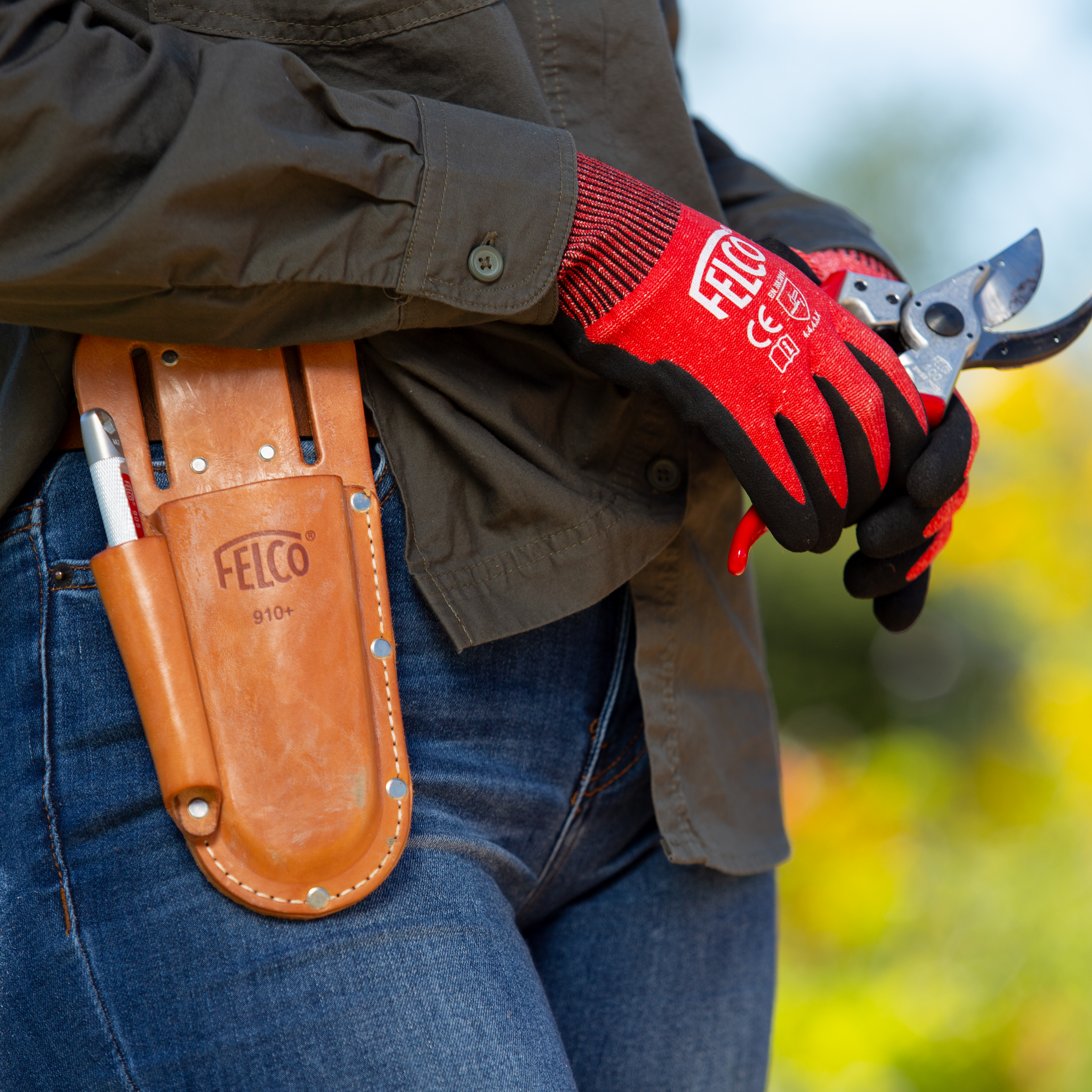 felco-910-holster-gartenschere-leder-mit-schleifsteinfach image 3