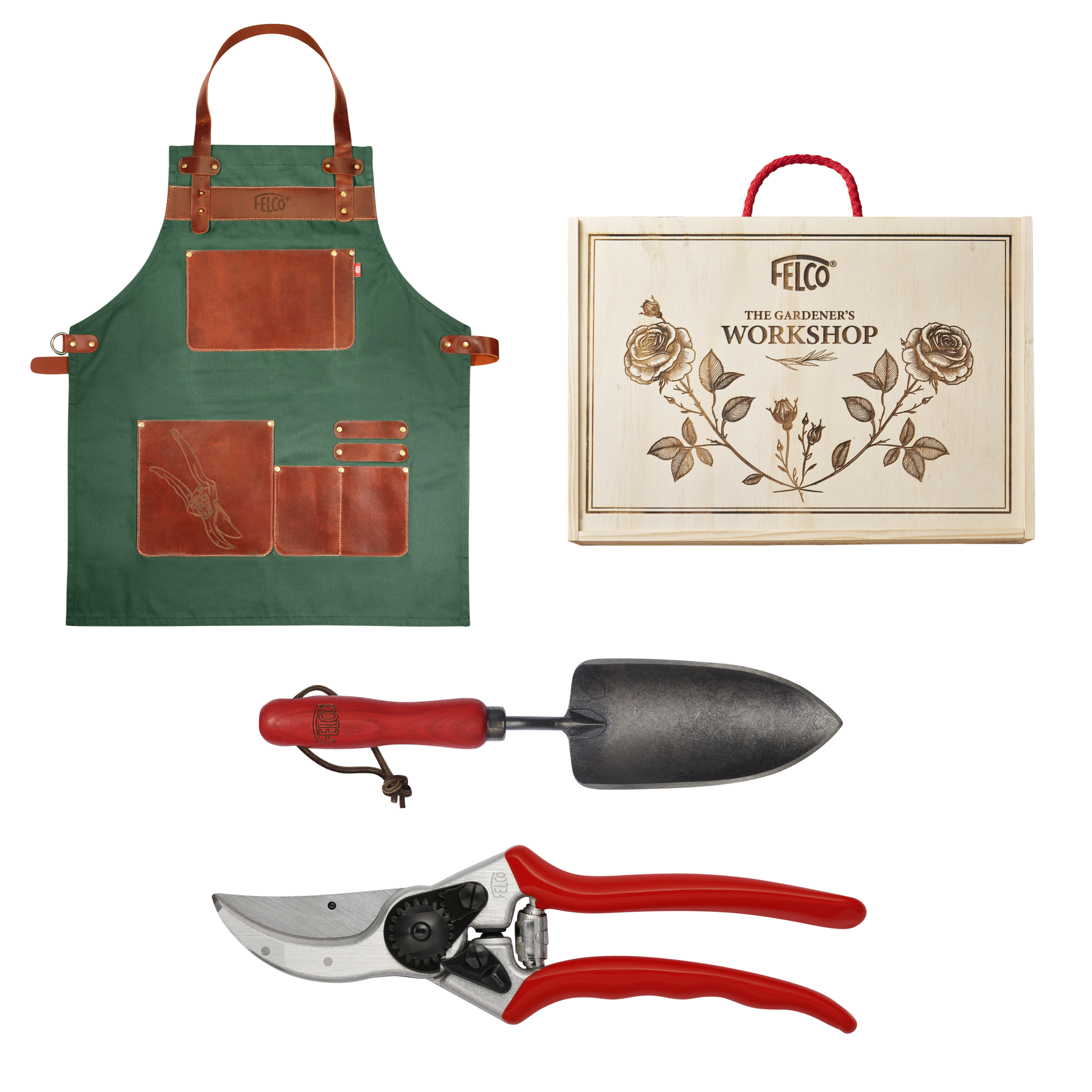 felco-910-935-d-werkzeugset-gartenset-mit-schere-schaufel-sch-rze image 1