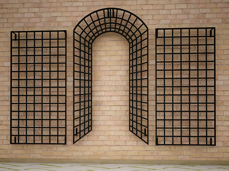 classic-garden-elements-sezincote-treillage-spalier-set-schwarz image 3