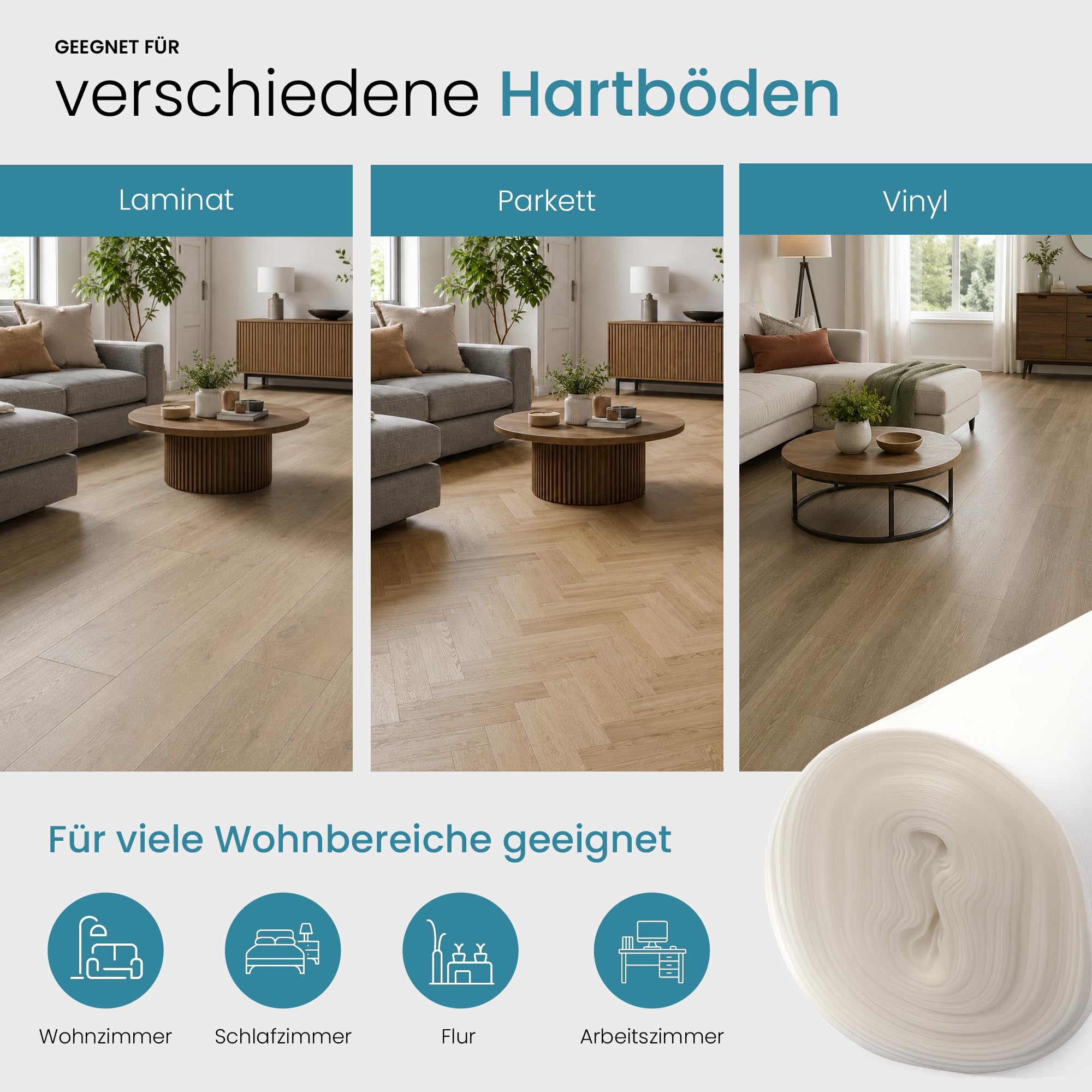 fifox-trittschalld-mmung-2-mm-25-m-d-mmunterlage-laminat-parkett image 4