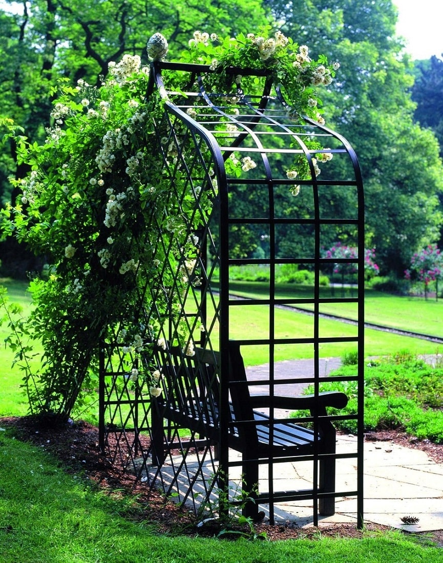 classic-garden-elements-viktorianische-rosenlaube-metall-schwarz-pergola image 6