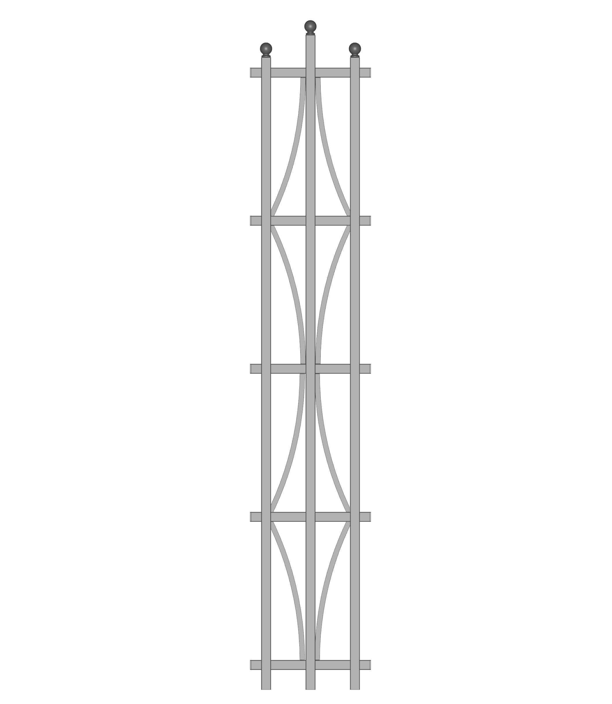 classic-garden-elements-southwalk-rankobelisk-metall-271cm image 4