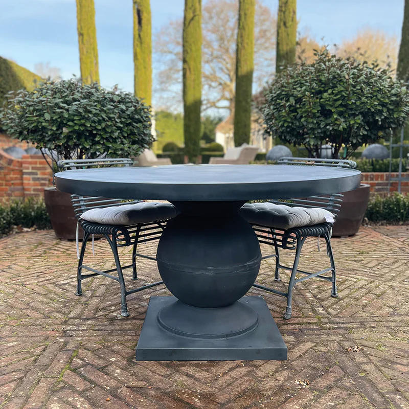 classic-garden-elements-apg-luna-table-gartentisch-zink-grau image 2