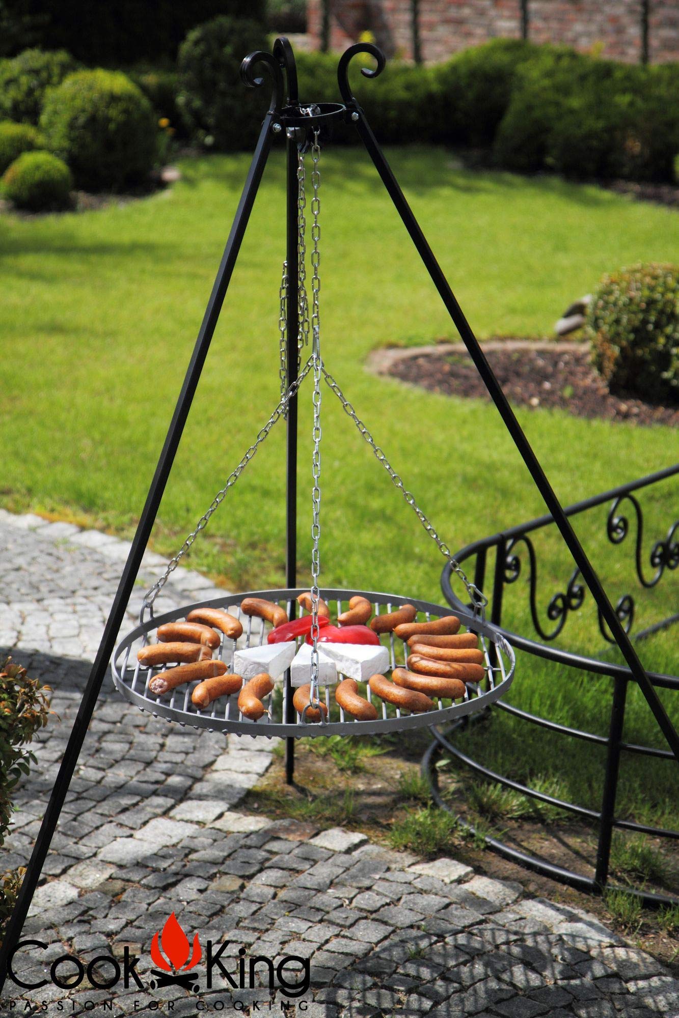 cookking-schwenkgrill-dreibein-180-cm-rost-80-cm-rohstahl image 5