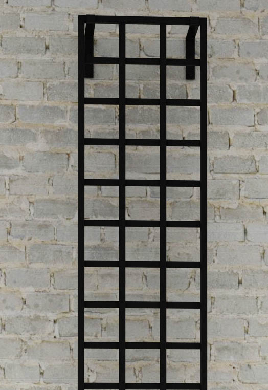 classic-garden-bauhaus-rankgitter-schmal-schwarz-200-cm-2er-set image 3