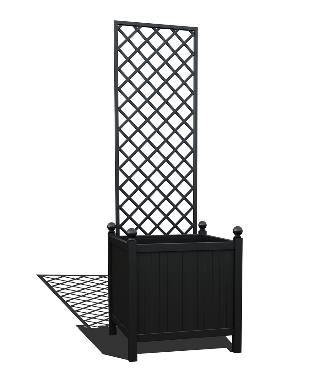 classic-garden-elements-calydon-pflanzk-bel-metall-schwarz-mit-rankgitter image 8