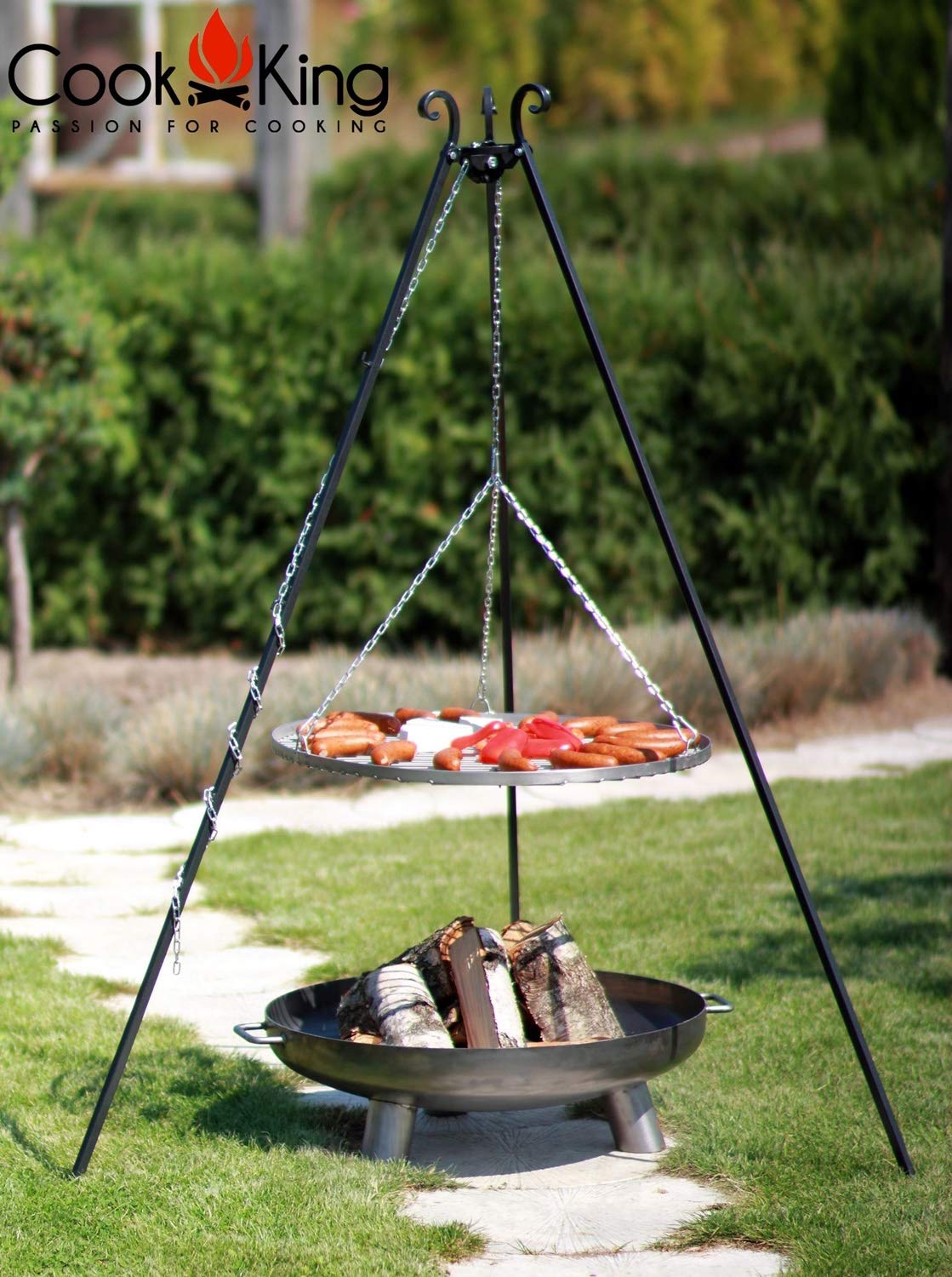 cookking-schwenkgrill-dreibein-180-cm-mit-grillrost-60-cm image 6