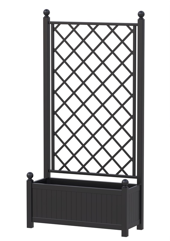 classic-garden-elements-agis-versailler-pflanzk-bel-mit-rankgitter-schwarz image 1