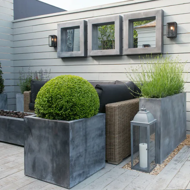 classic-garden-elements-qube-pflanzk-bel-zink-grau image 1