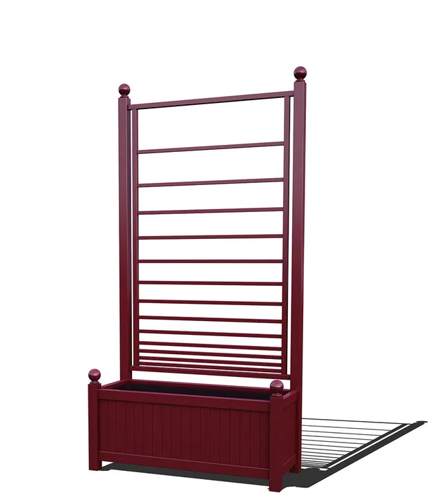 classic-garden-elements-anochus-pflanzkasten-rankgitter-187-cm-schwarz image 1