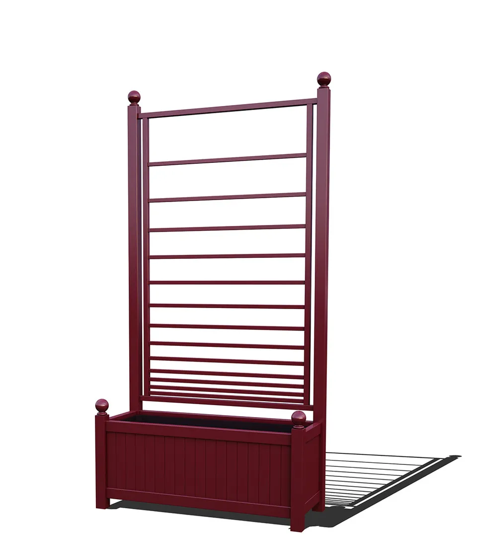 classic-garden-elements-anochus-pflanzkasten-rankgitter-187-cm-schwarz image 1
