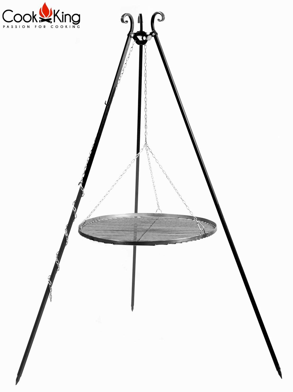 cookking-dreibein-180-schwenkgrill-haiti-70-rost-60-cm-set image 4