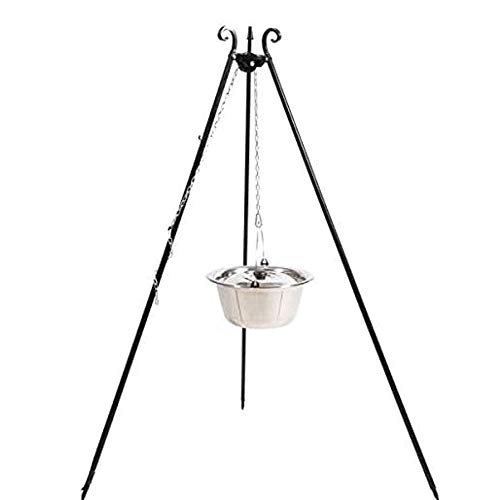 cookking-schwenkgrill-dreibein-mit-edelstahlkessel-10-liter image 2