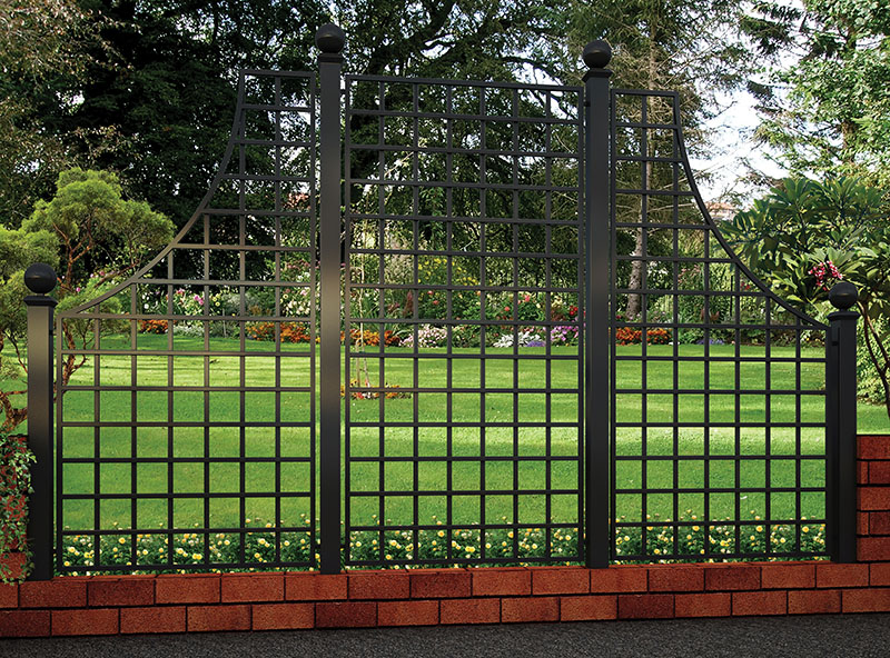 classic-garden-elements-rushton-hall-metallzaun-schwarz-344cm image 6