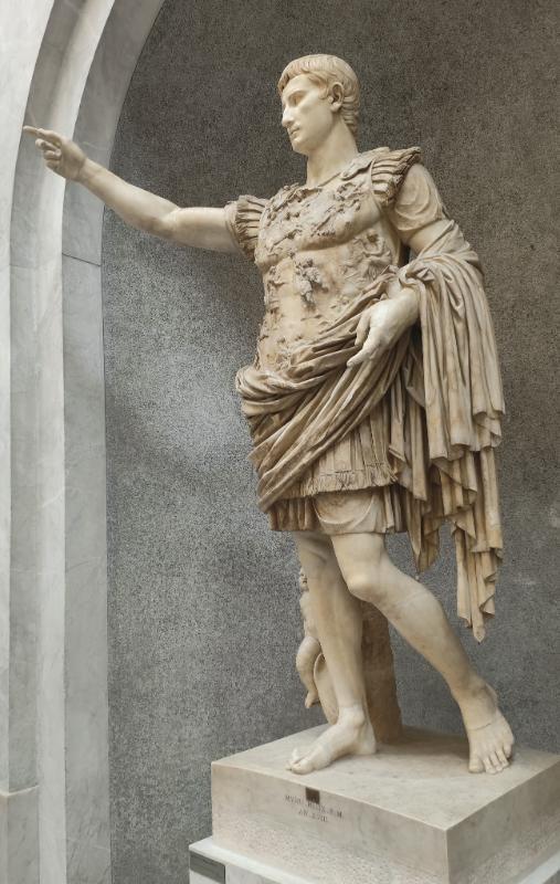 classic-garden-elements-augustus-primaporta-statue-lebensgro-marmor image 7