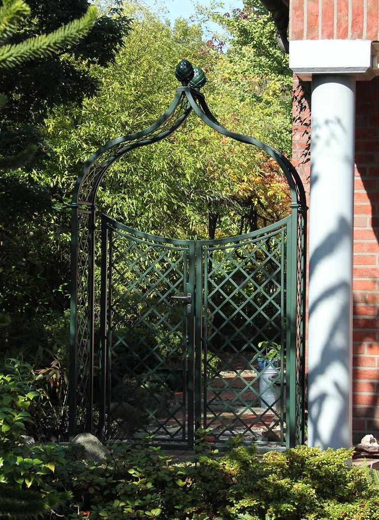classic-garden-elements-brighton-metall-rosenbogen-tor-282-cm-schwarz image 8