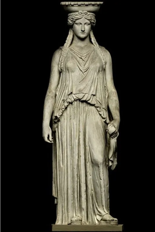 classic-garden-elements-karyatide-erechtheion-statue-bronze-235cm image 1