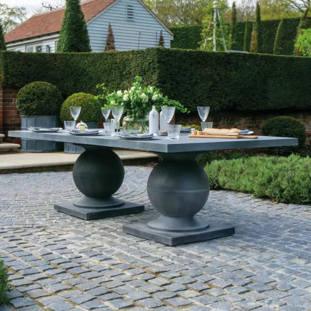 classic-garden-elements-apg-luna-table-gartentisch-zink-grau image 1