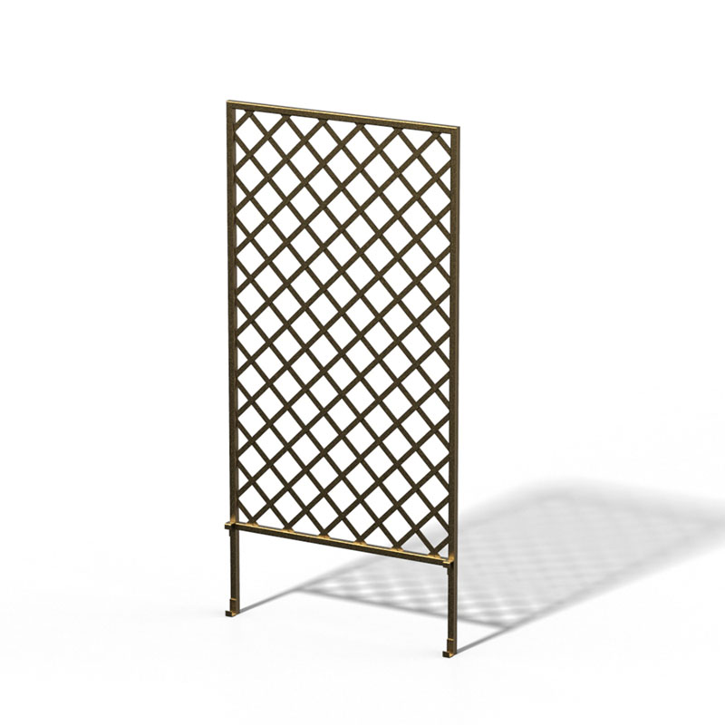 classic-garden-elements-abydos-rankgitter-metall-schwarz-119cm-rauten image 4
