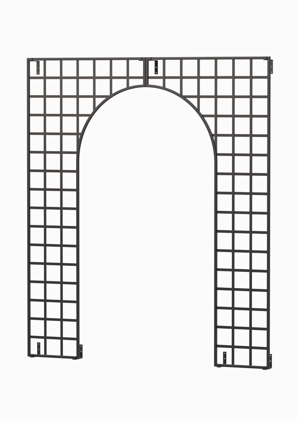classic-garden-elements-eastnor-castle-gitterspalier-wand-schwarz image 1