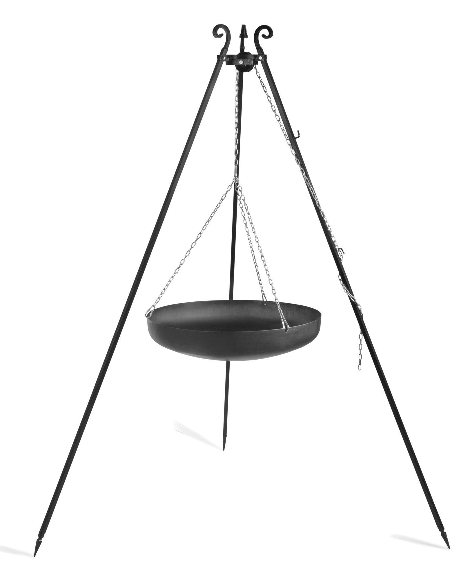 cookking-tripod-schwenkgrill-dreibein-mit-pfanne-70-cm image 1