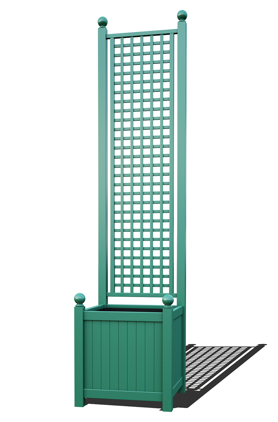 classic-garden-elements-phrikias-pflanzk-bel-mit-spalier-schwarz image 7